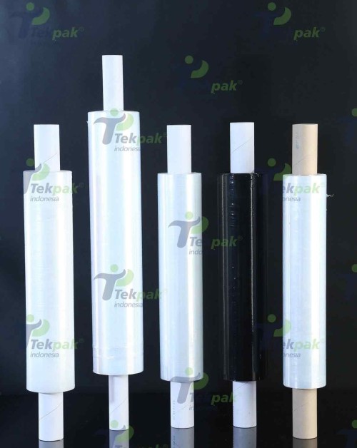 Hand wrap extended, hand roll extended, extended core film
